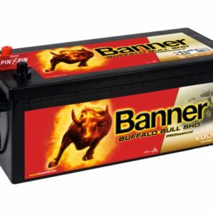 Banner 180Ah 1000A Buffalo Bull PRO akumuliatorius 12V 514x223x195/220 - Image 1