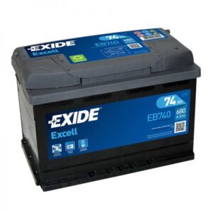 Exide EB740, 74 Ah 680 A EN 12V - Image 1