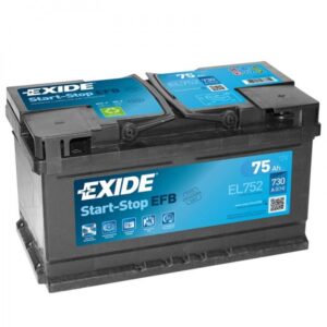 Exide EL752, 75 Ah 730 A EN 12V - Image 1