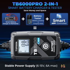 Topdon TB6000Pro Įkroviklis 12V 6A - Image 3